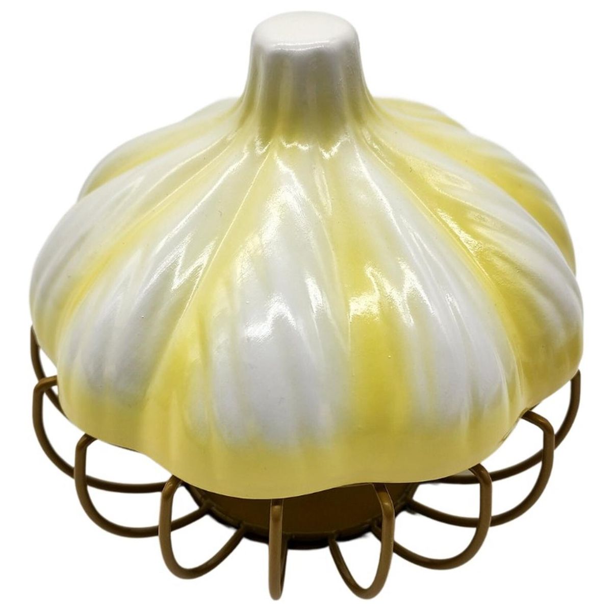 GENERICO - Porta Ajos Decorativo Caja Para Ajos Organizador Cocina - Amarillo