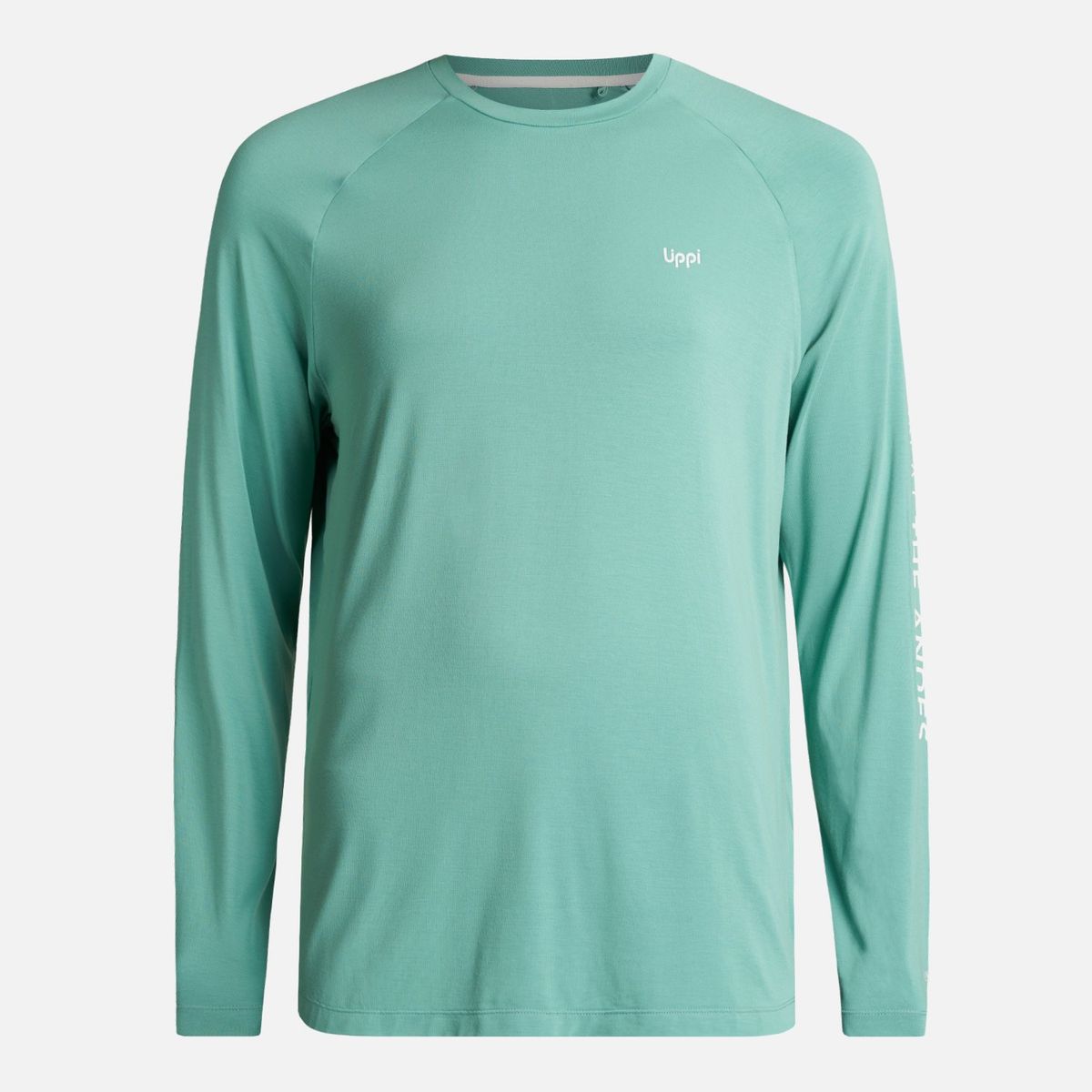 LIPPI - Polera Hombre Sun Action Long Sleeve Q-Dry Tshirt Turquesa Lippi