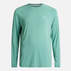 LIPPI - Polera Hombre Sun Action Long Sleeve Q-Dry Tshirt Turquesa