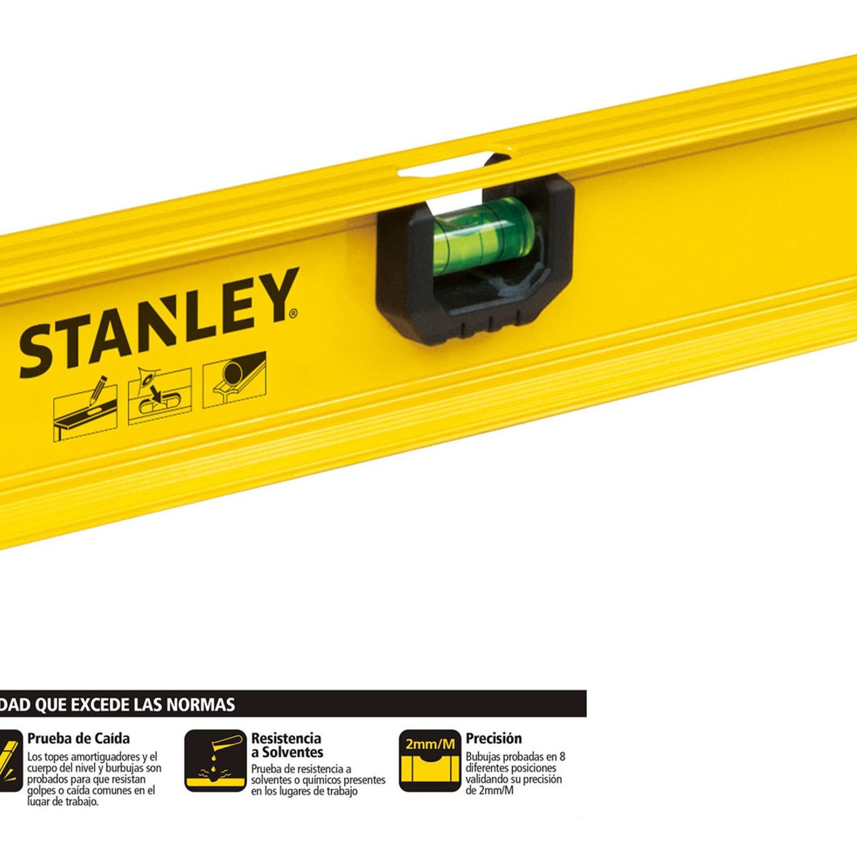 STANLEY - Nivel de Aluminio I-BEAM 18' STANLEY STHT42073-LA