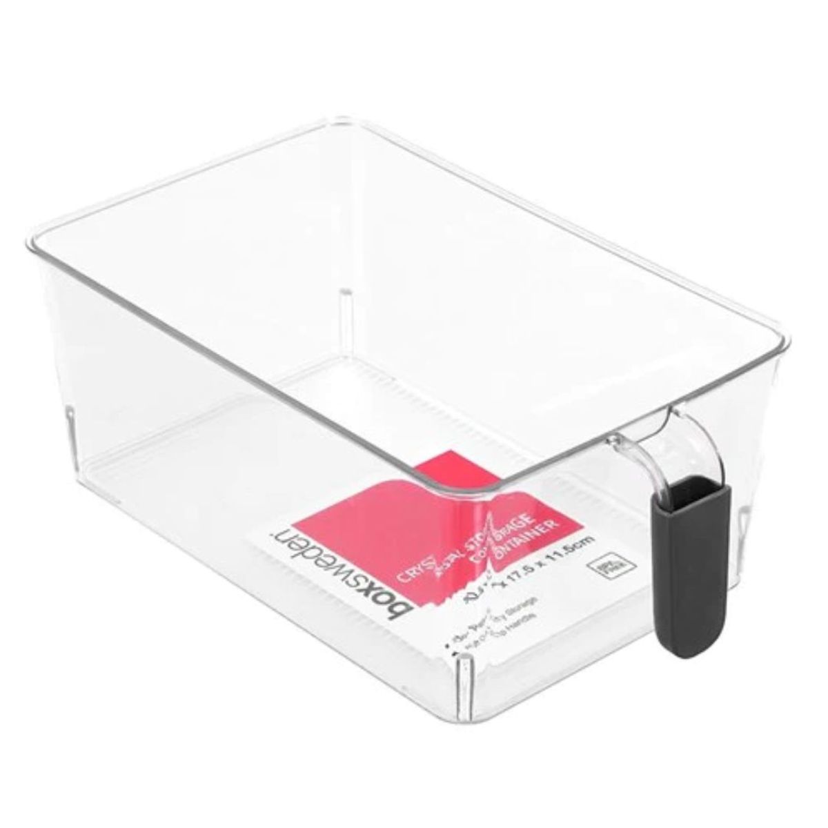 BOX SWEDEN - Contenedor rectangular transparente grande Box Sweden