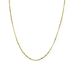 ANDREA COGGIOLA JOYAS - Cadena Gio 44cm Enchapado Oro 18K