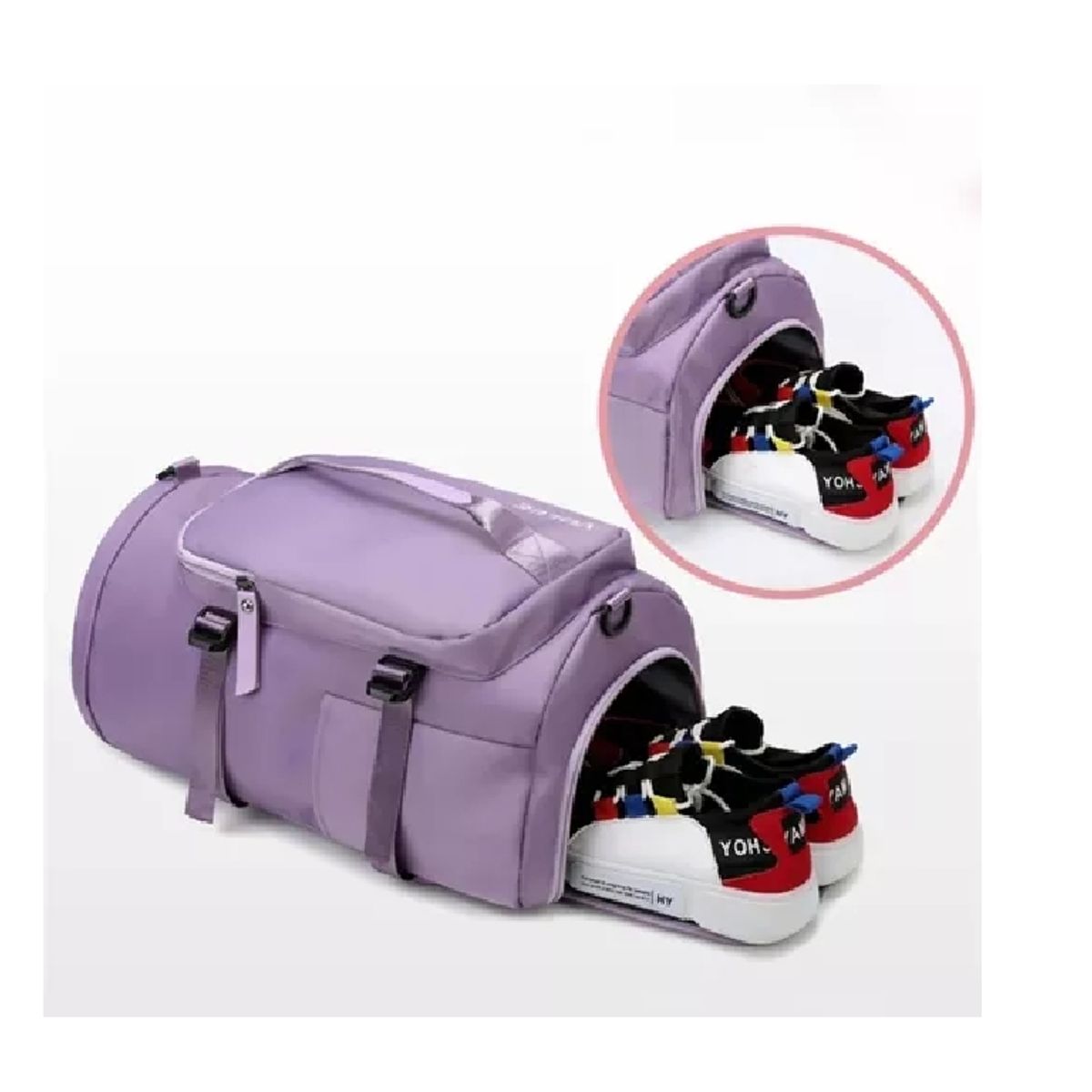 GENERICO - Bolso De Viaje Impermeable Mochila Multiusos Hombro Gimnasio lila