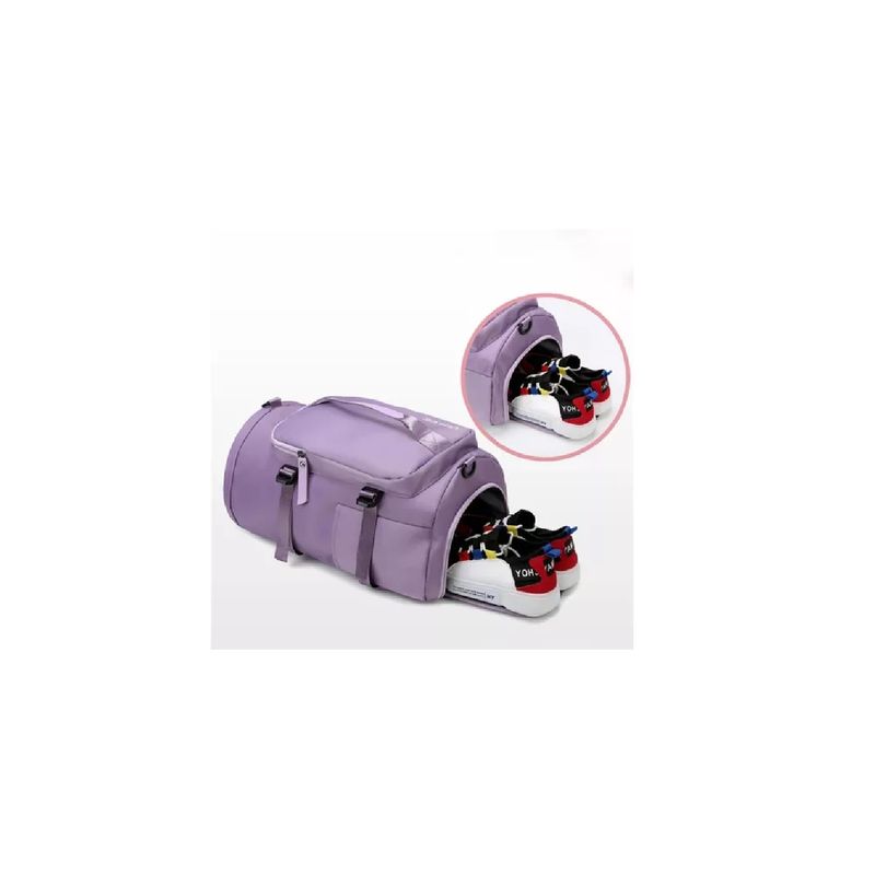 GENERICO - Bolso De Viaje Impermeable Mochila Multiusos Hombro Gimnasio lila
