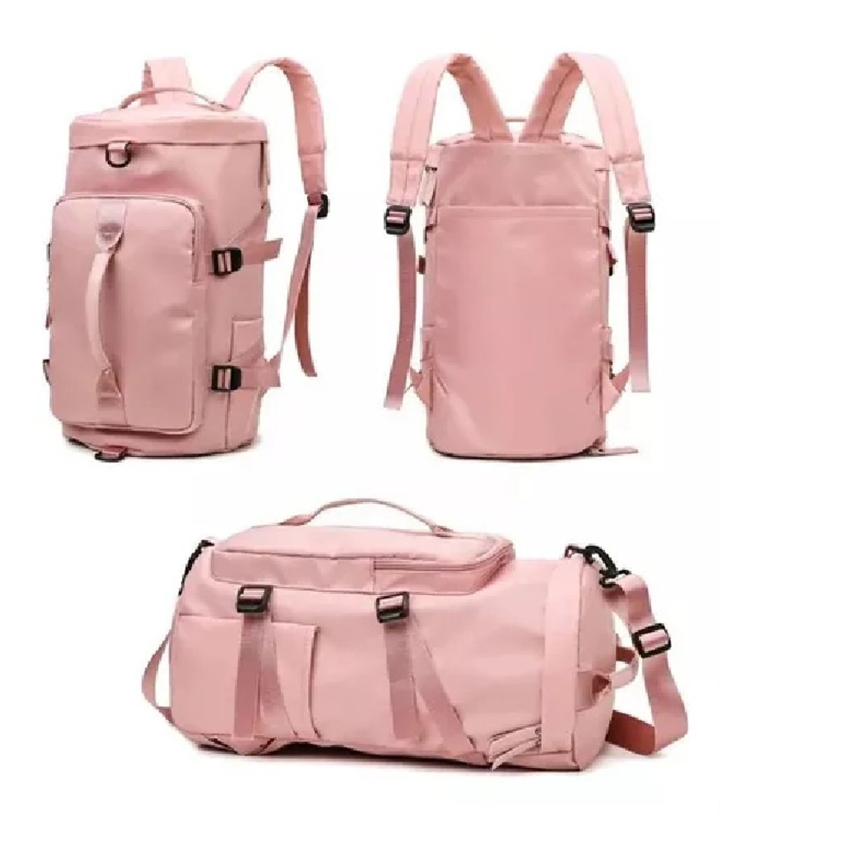 GENERICO - Bolso De Viaje Impermeable Mochila Multiusos Hombro Gimnasio rosa