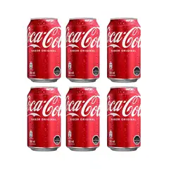 COCA COLA - Bebida Cocacola Original Lata Pack 6und