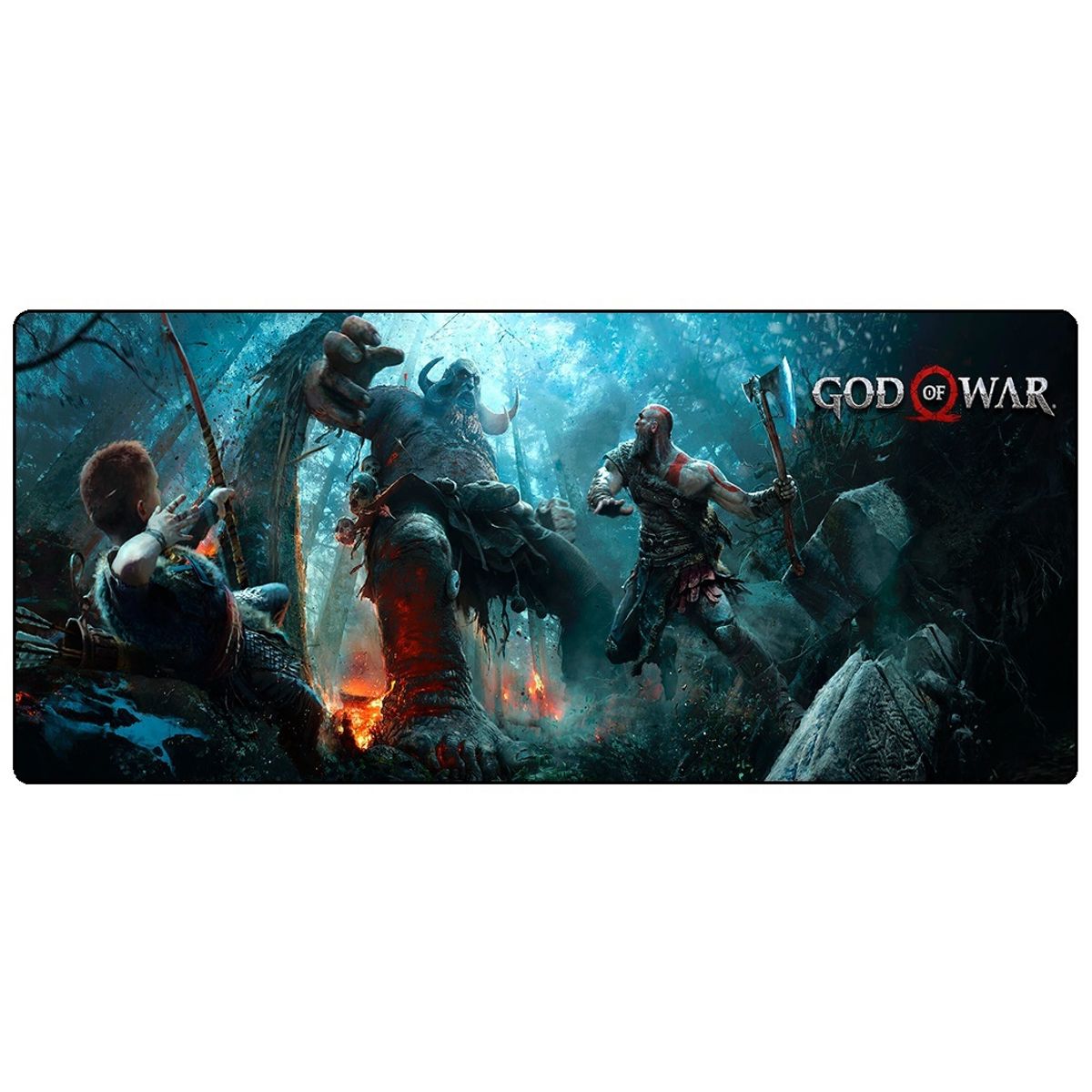 GENERICO - Mouse Pad Gamer God of War 90 X 40 cm