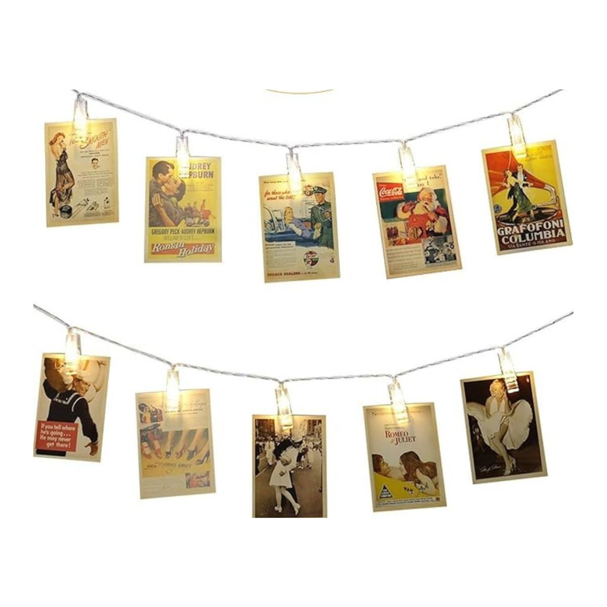 GENERICO - LED con Clip para fotos en forma de cadena de luces