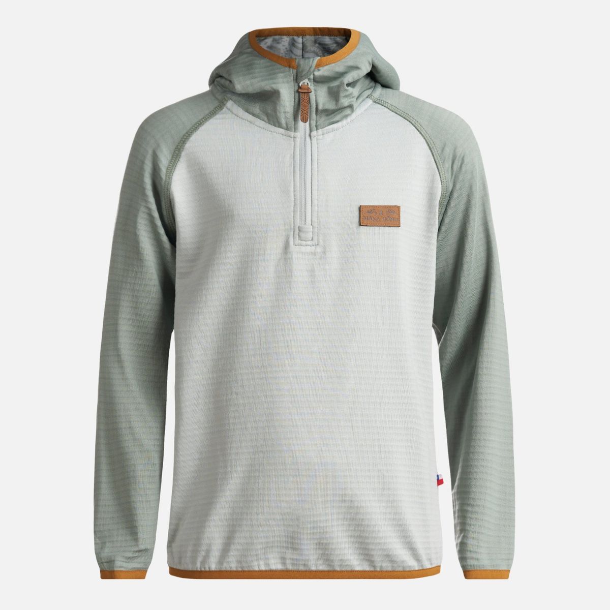 HAKA HONU - Poleron Unisex Taina poki Verde Grisaceo Haka Honu