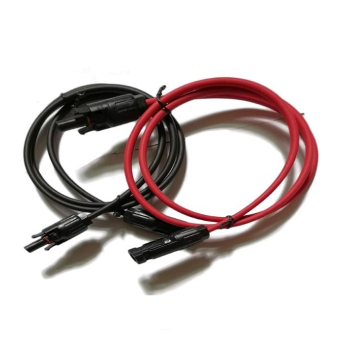 GENERICO - Extensión Solar 6mm² X 2 X 1 Mt. + 4 Conectores Mc4 Fotovoltaicos instalados