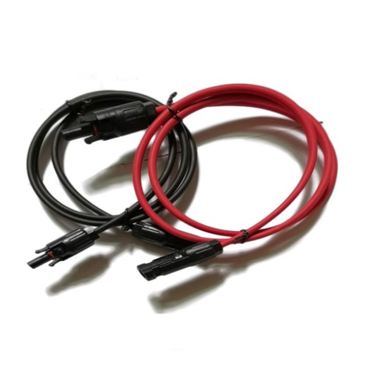 GENERICO - Extensión Solar 6mm² X 2 X 1 Mt. + 4 Conectores Mc4 Fotovoltaicos instalados