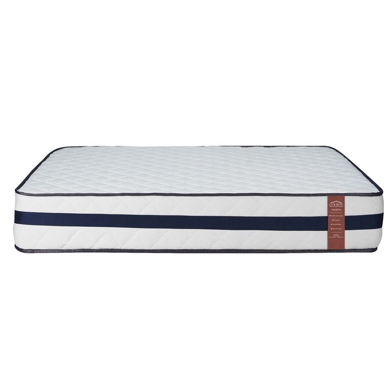 Colchon Valdivia 1.5 Plazas Azul 105x190x30 Cm Resorte Bonell Dual Side Alta Densidad
