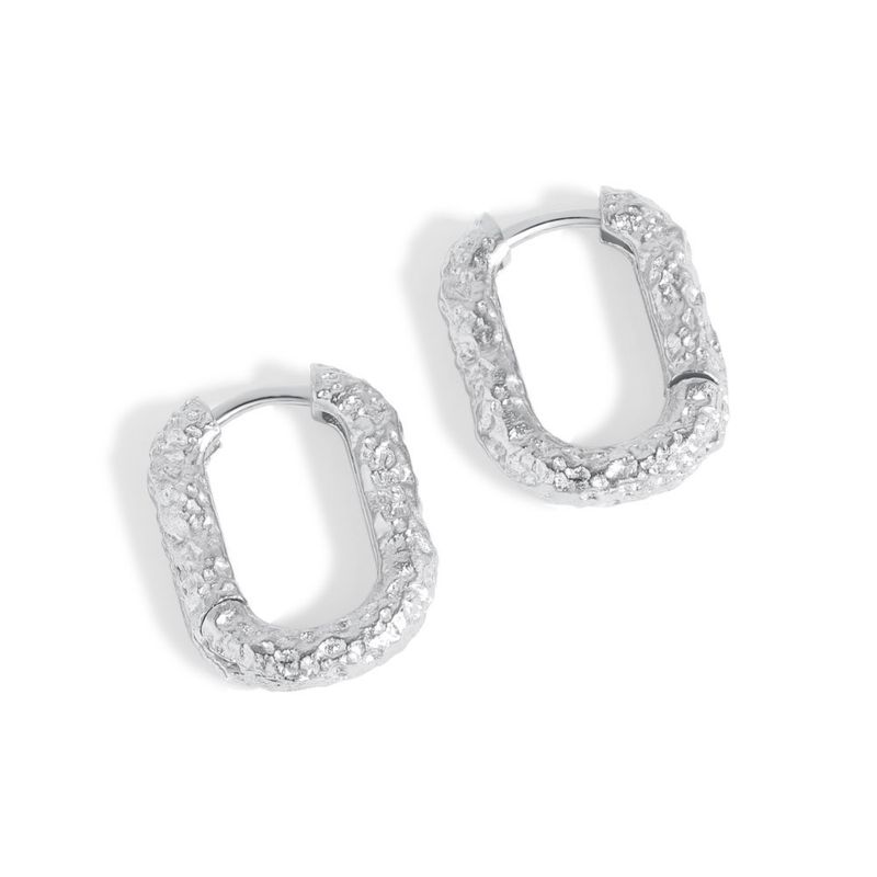 GENERICO - Aros Tipo Argolla de Plata 925 - Tiare 13mm