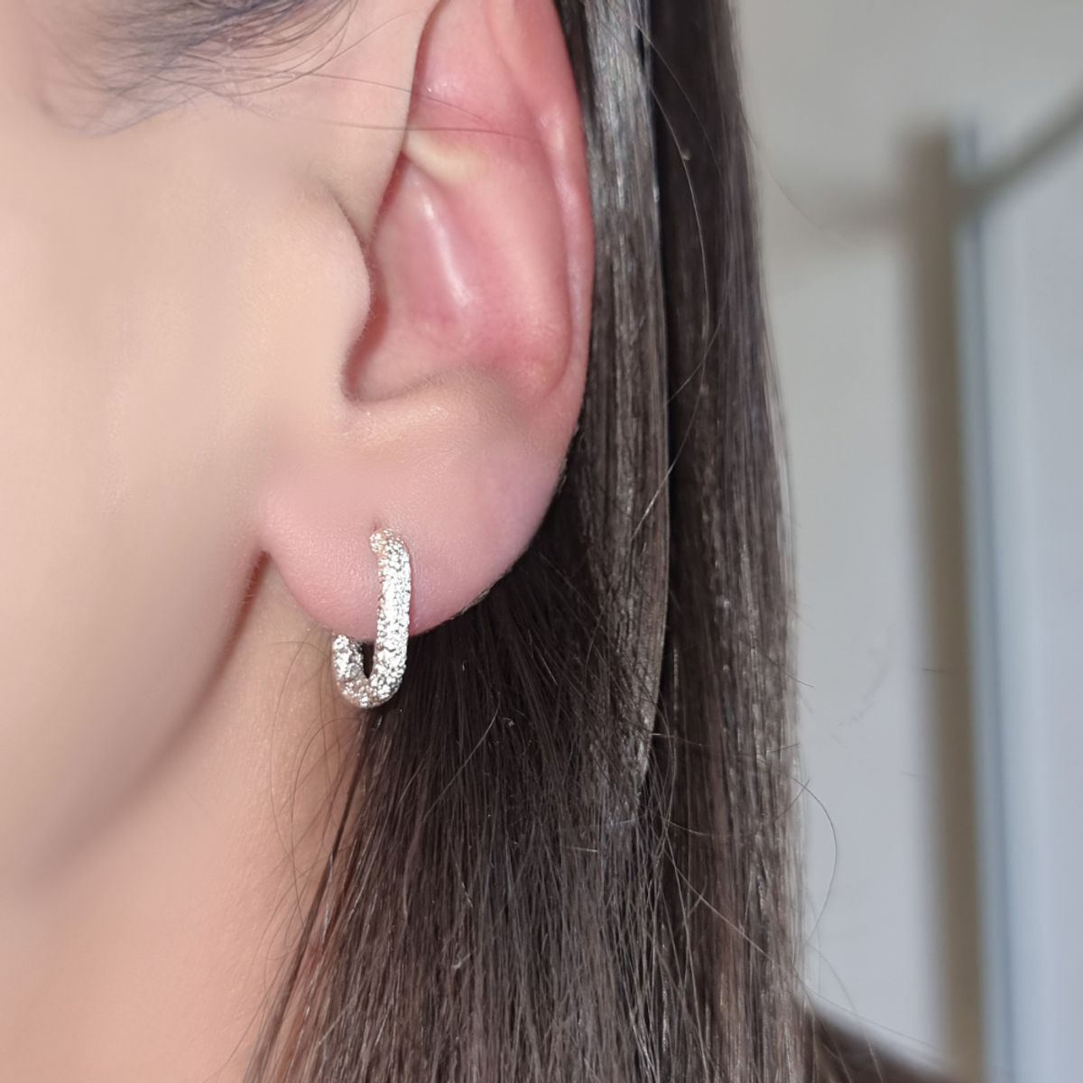 GENERICO - Aros Tipo Argolla de Plata 925 - Tiare 13mm