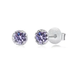 GENERICO - Aros de Plata 925 Tipo Mini Stud - Layla LV Silver