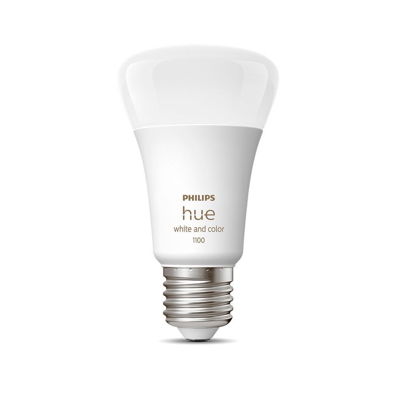 PHILIPS HUE - Ampolleta Led Philips Hue E27 1.100lm, Rgb, Bt, Wifi, 9 Watt