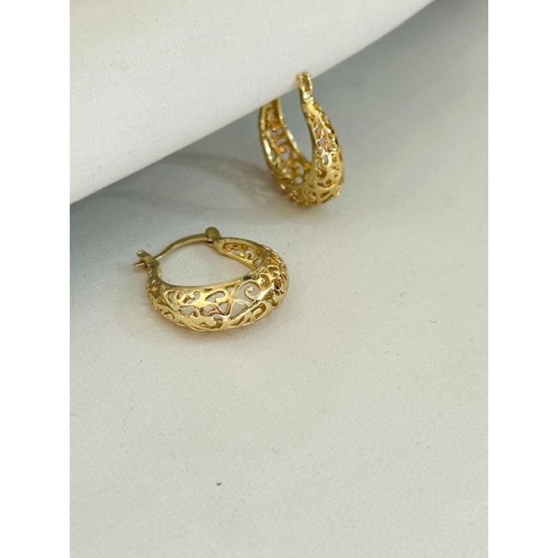 GENERICO - Aro bañado en oro 18k
