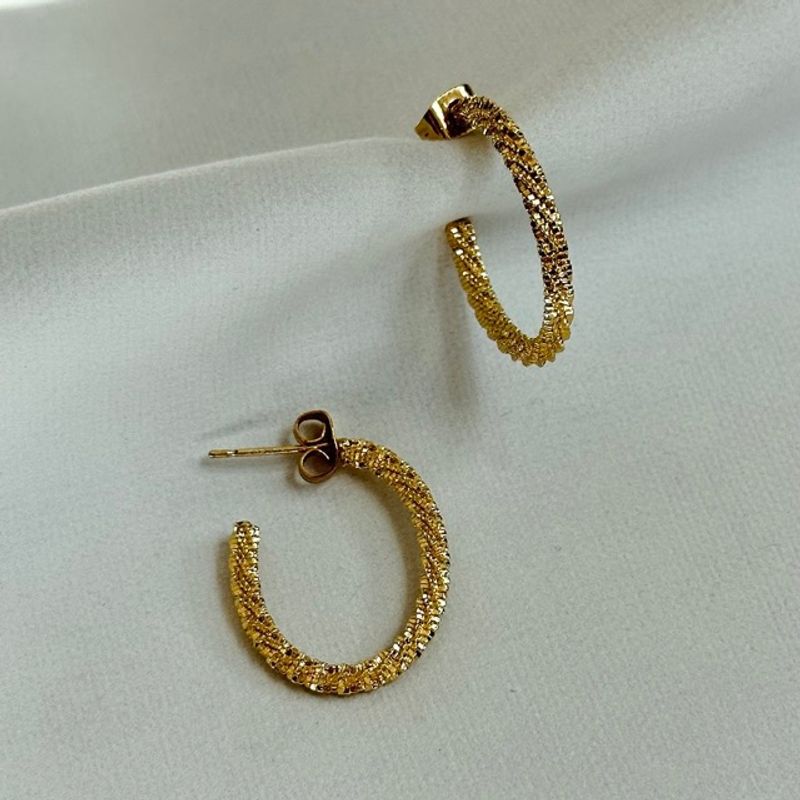 GENERICO - Aro bañado en oro 18k