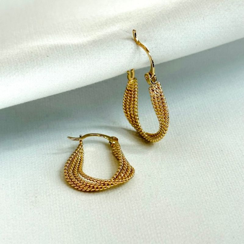 GENERICO - Aro bañado en oro 18k