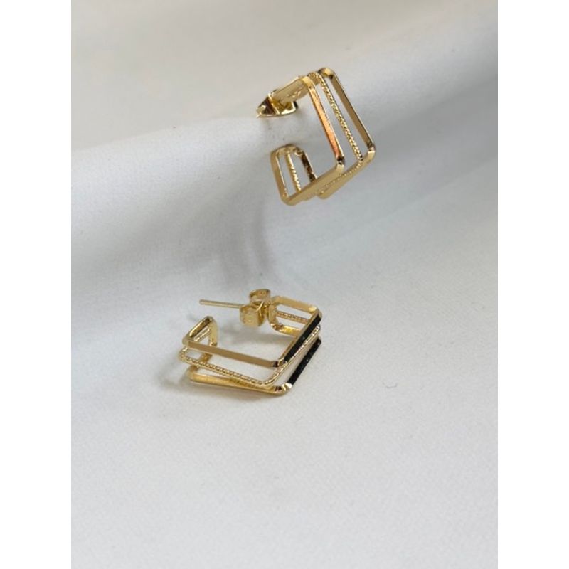 GENERICO - Aro bañado en oro 18k