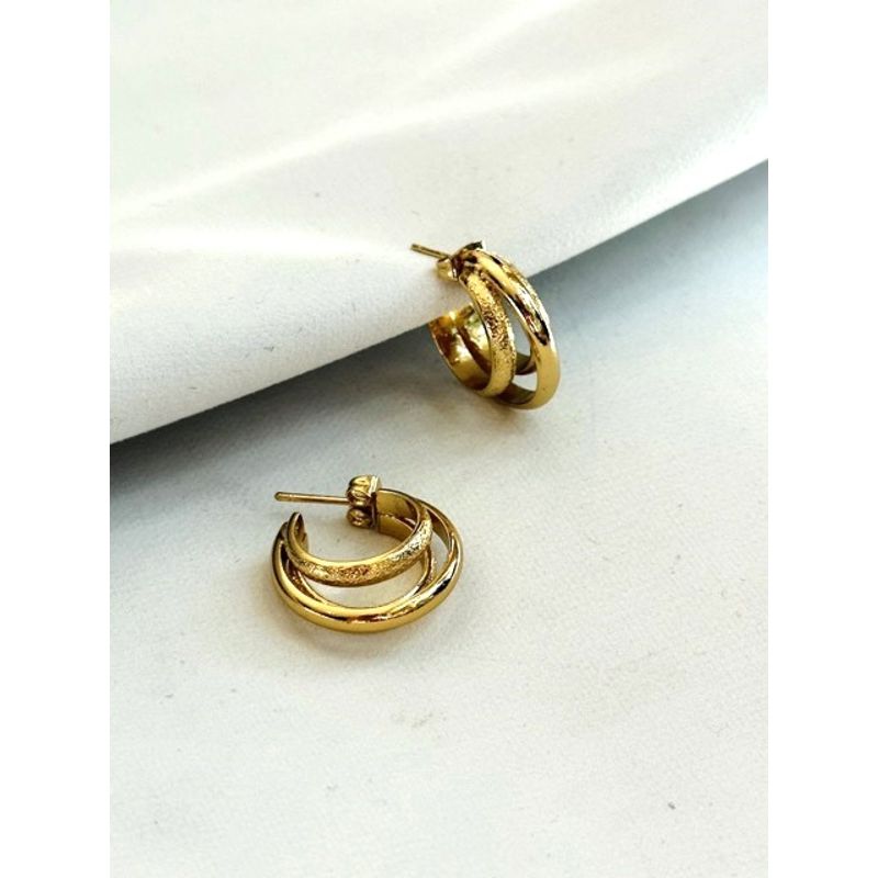 GENERICO - Aro bañado en oro 18k