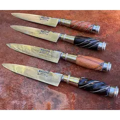 GENERICO - Cuchillo Galucho Alpaca y Madera 14 cm - Fire Chile