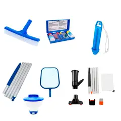 GENERICO - Kit mantención de piscina 6 accesorios Bighouse