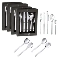 ARTHOME - Set Cuchilleria 84 Piezas Acero Inoxidable CUC09
