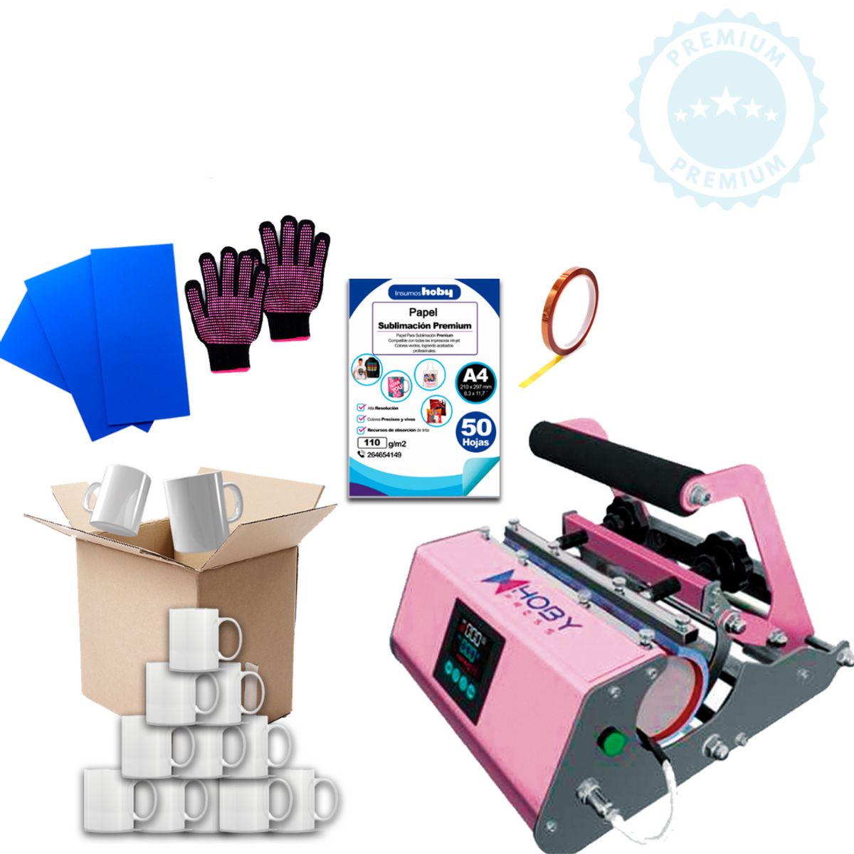 GENERICO - Estampadora de Tazones Hoby Press  insumos K68