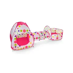 GENERICO - Carpa Piscina De Pelotas Con Tunel Castillo Niños Plegable
