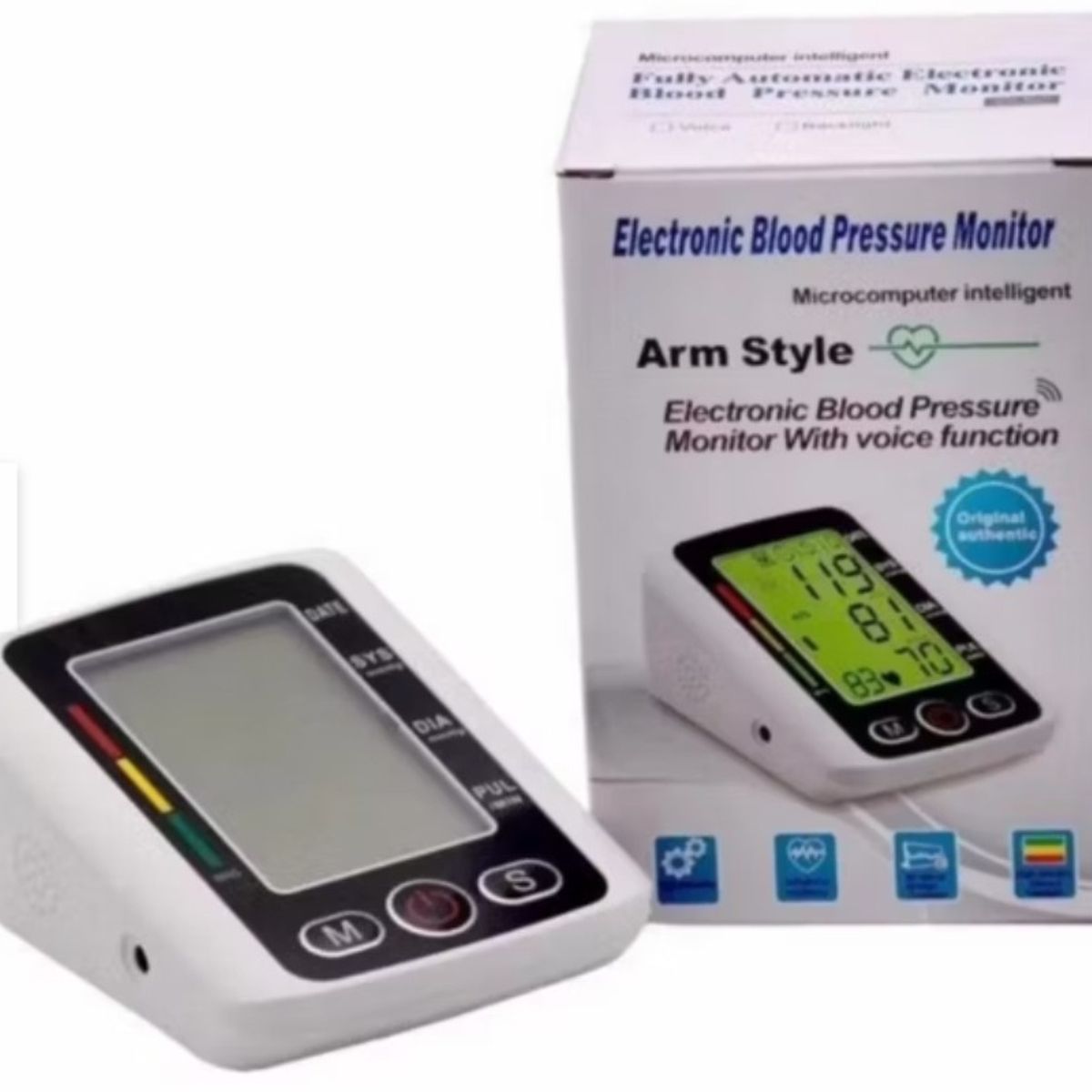 U BUY - Tensiometro Digital Medidor De Presion Arterial Portatil Usb