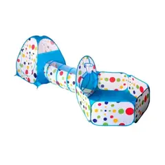 GENERICO - Carpa Piscina De Pelotas Con Tunel Castillo Niños Plegable