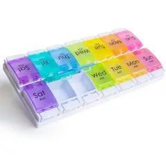 LELOX - Organizador de PíLdoras Semanal y Diario Coloreado