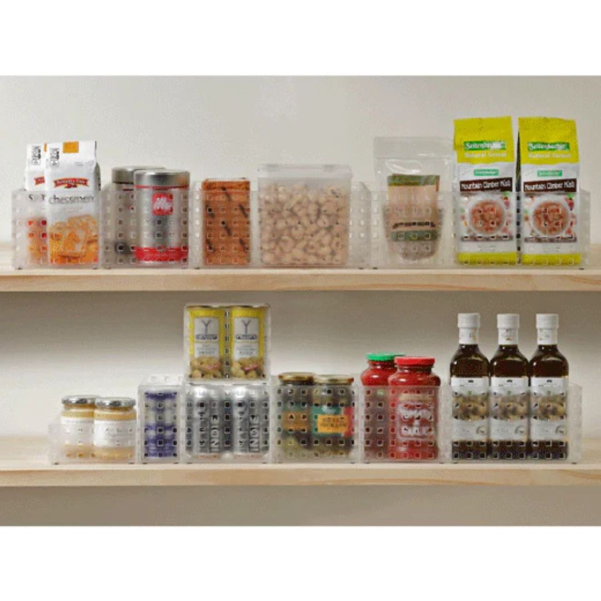 LIKE-IT - Contenedor organizador Like It Bricks 9116T modular con divisores 2 para despensa y clóset Fabricado en Japón