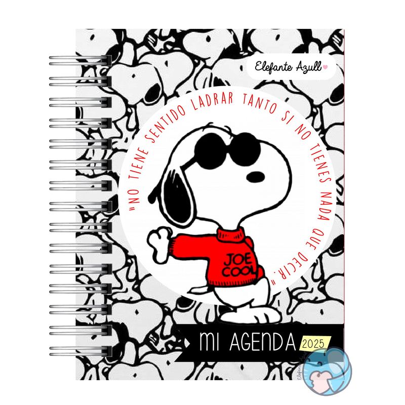 ELEFANTE AZULL - Agenda Snoopyxx 2025
