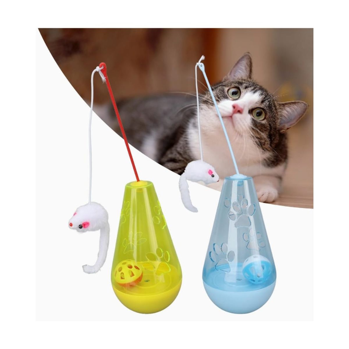 GENERICO - Juguete Para Gatos Interactivo Porfiado