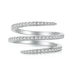 GENERICO - Anillo Ajustable Plata 925 - Octavia Silver