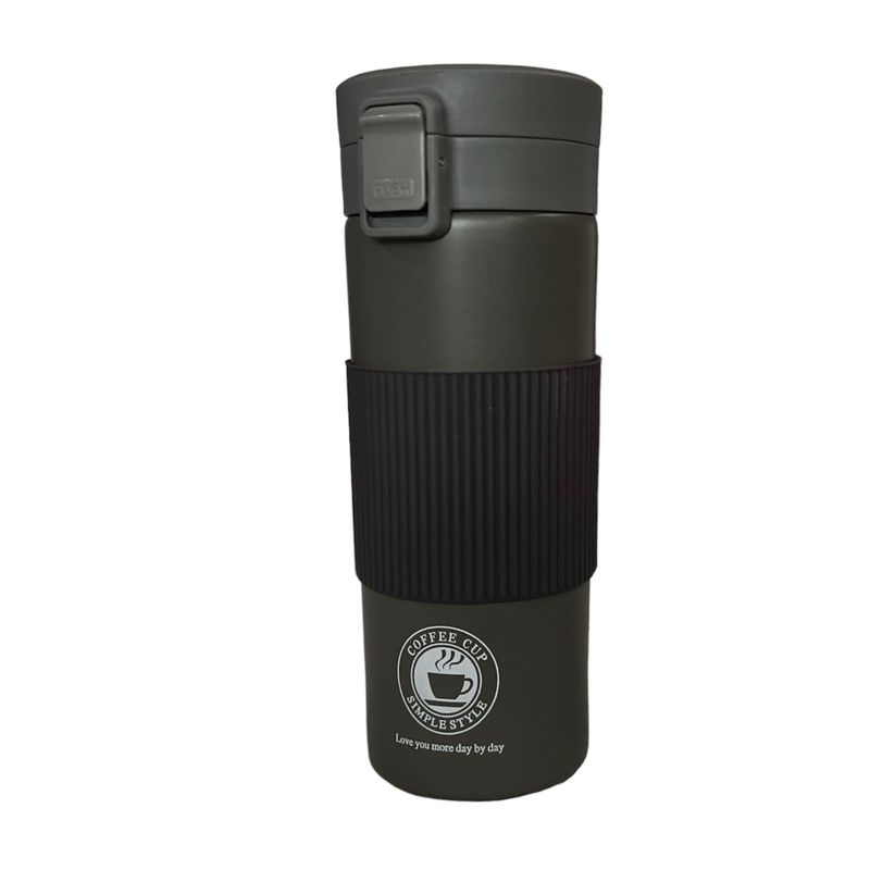 GENERICO - Termo Agua Caliente Y Fria Cafe Vaso Termico 500ml N