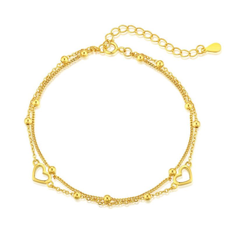GENERICO - Pulsera Plata 925 Bañado Oro 18K - Catalina Gold