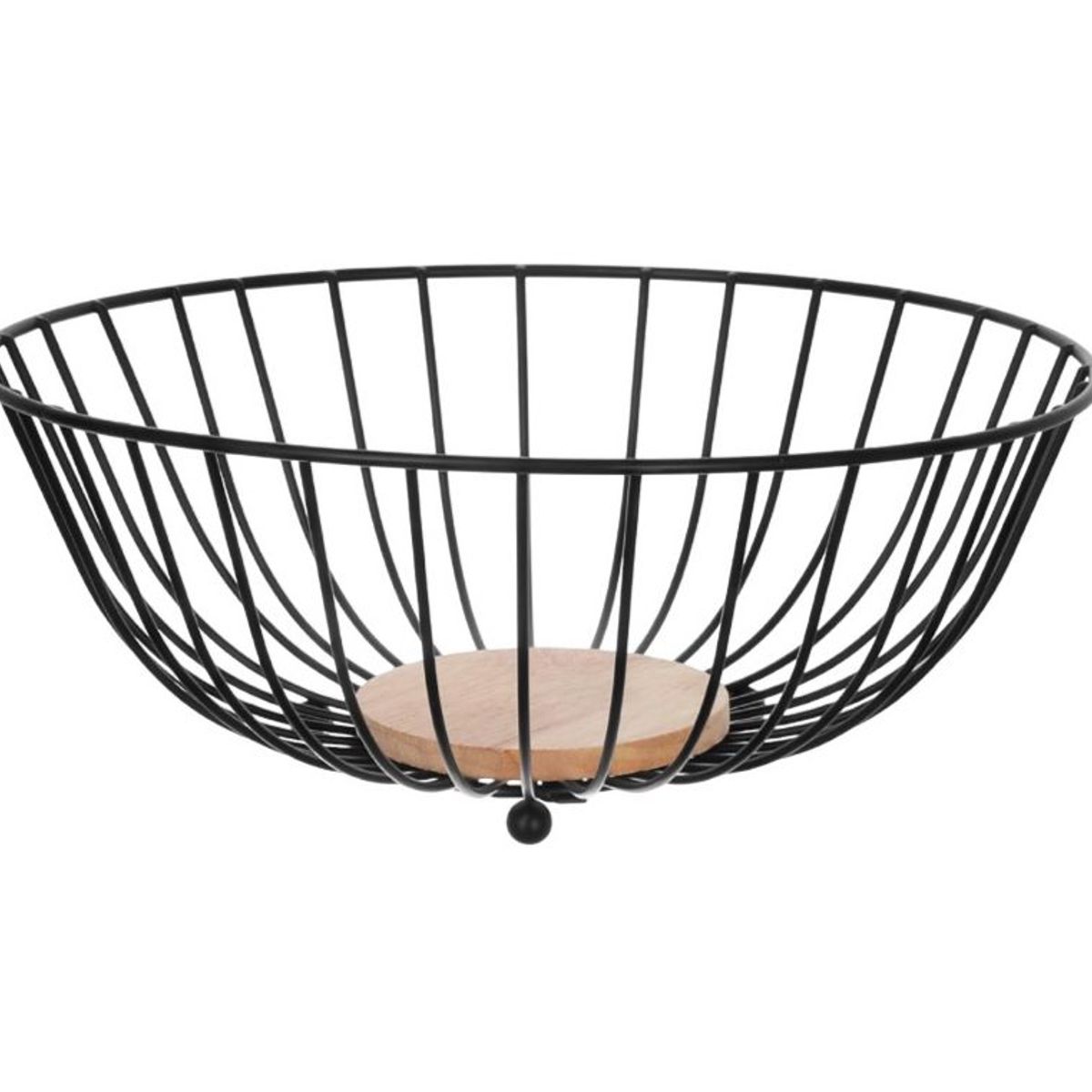 GENERICO - Cesta De Frutas Verduras Frutero Centro De Mesa Con Madera