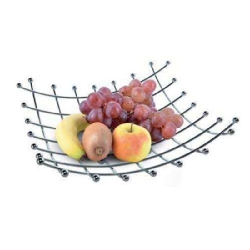 GENERICO - Cesta De Frutas Verduras Frutero Centro De Mesa Enmallado N