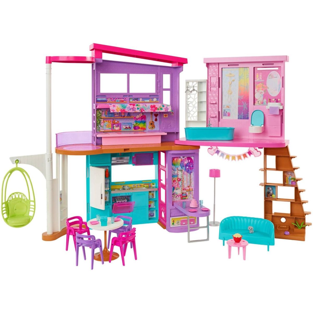MATTEL - Casa Barbie Malibu Con Accesorios Original Mattel