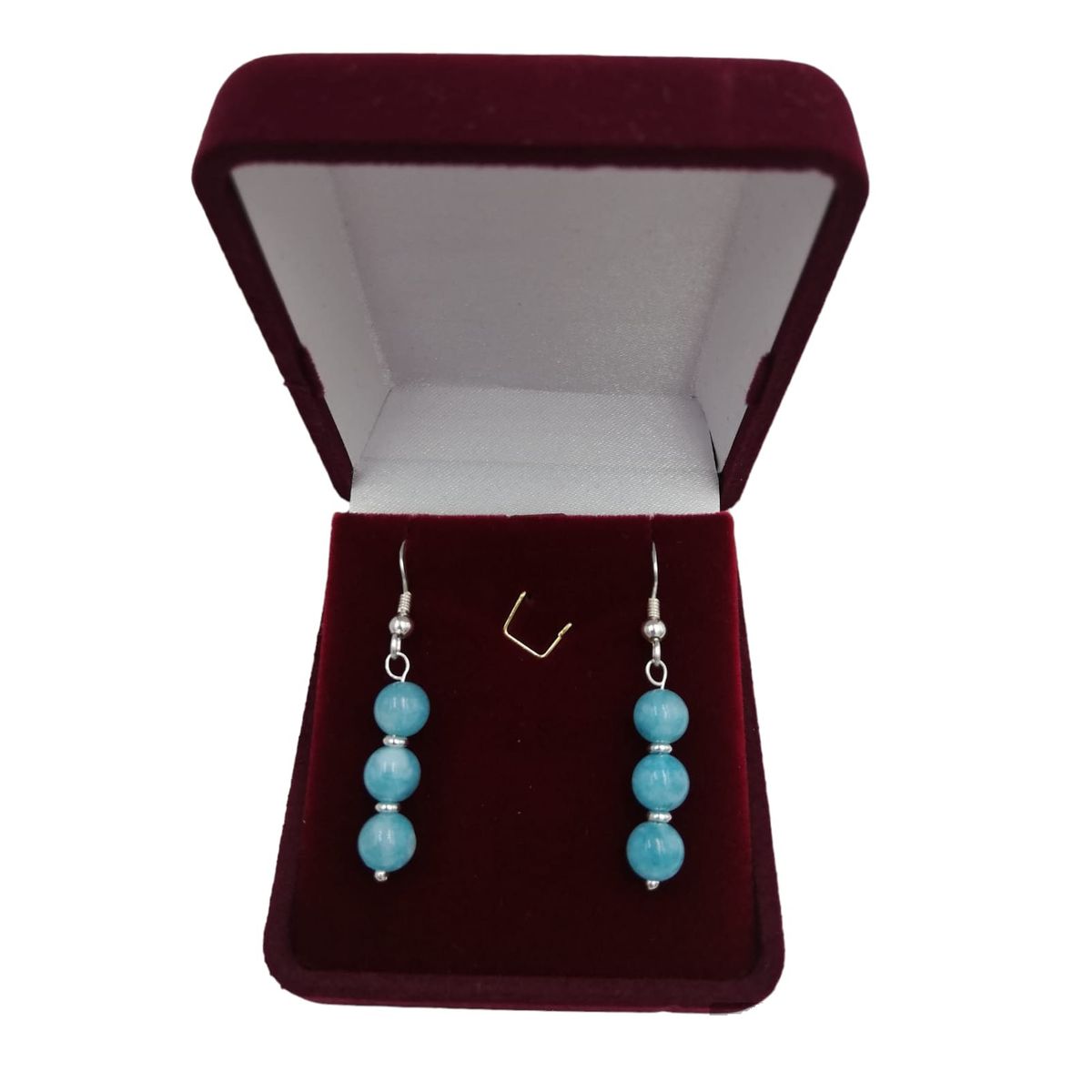 GENERICO - Aros  Jade plata 925