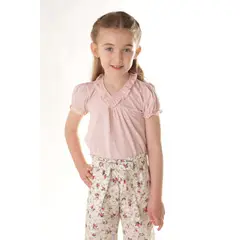 WAWABABY - Blusa Niña MC Maya Rosado