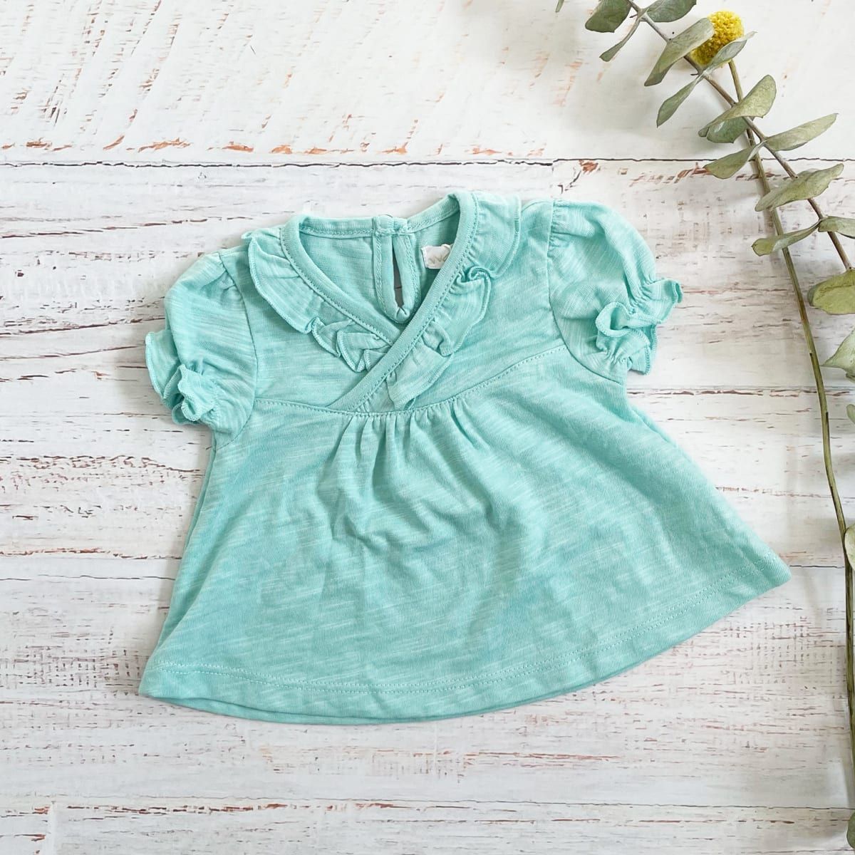 WAWABABY - Blusa Niña MC Maya Verde