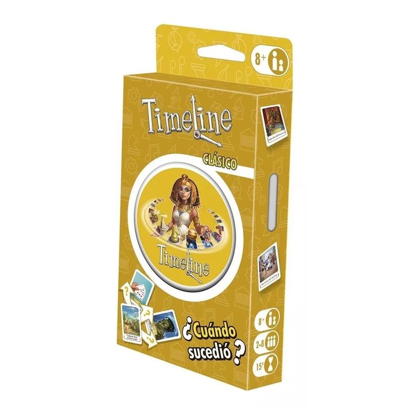 ASMODEE - Juego de cartas Timeline Clasico Inventos Eventos