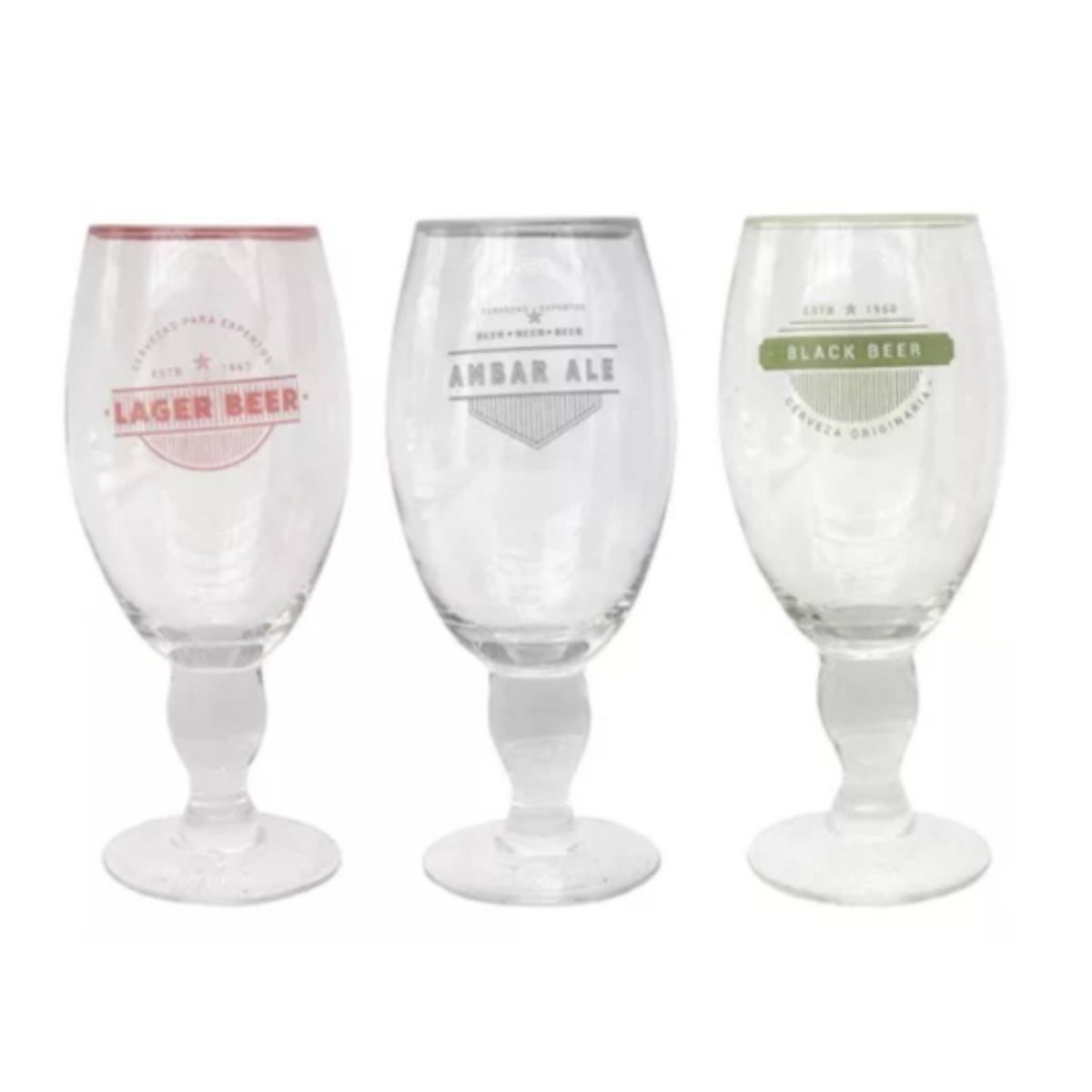 GLASSO - SET DE 3 COPONES CERVECEROS GLASSO