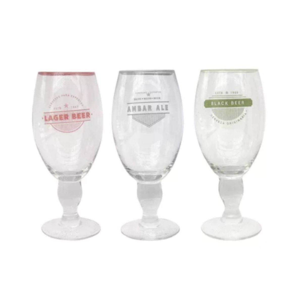 GLASSO - SET DE 3 COPONES CERVECEROS GLASSO