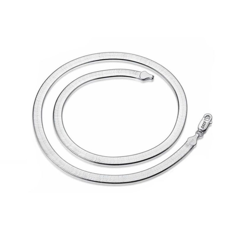 LA GARZA - Collar Mujer Plata Cinta