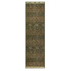 MROTTO - ALFODIA Alfombra de Pasillo Verde 60 x 550 cm Antideslizante